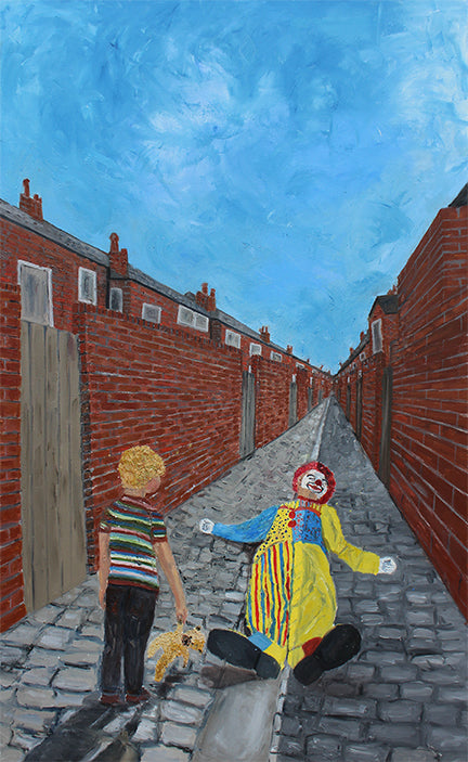 There's a Clown in the Entry  - Canvas