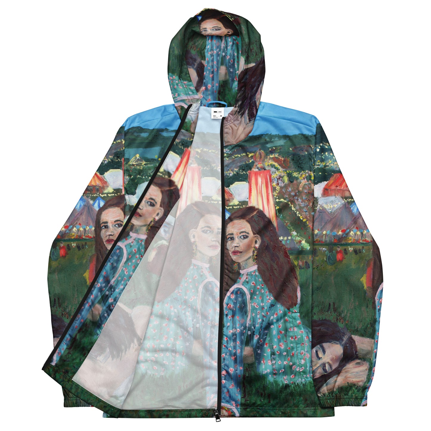 Sun Set Hill - unisex  windbreaker