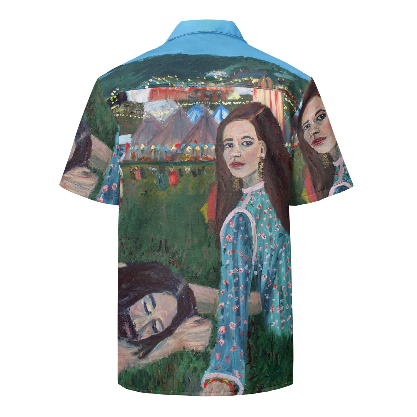 Sunset Hill - Unisex button shirt