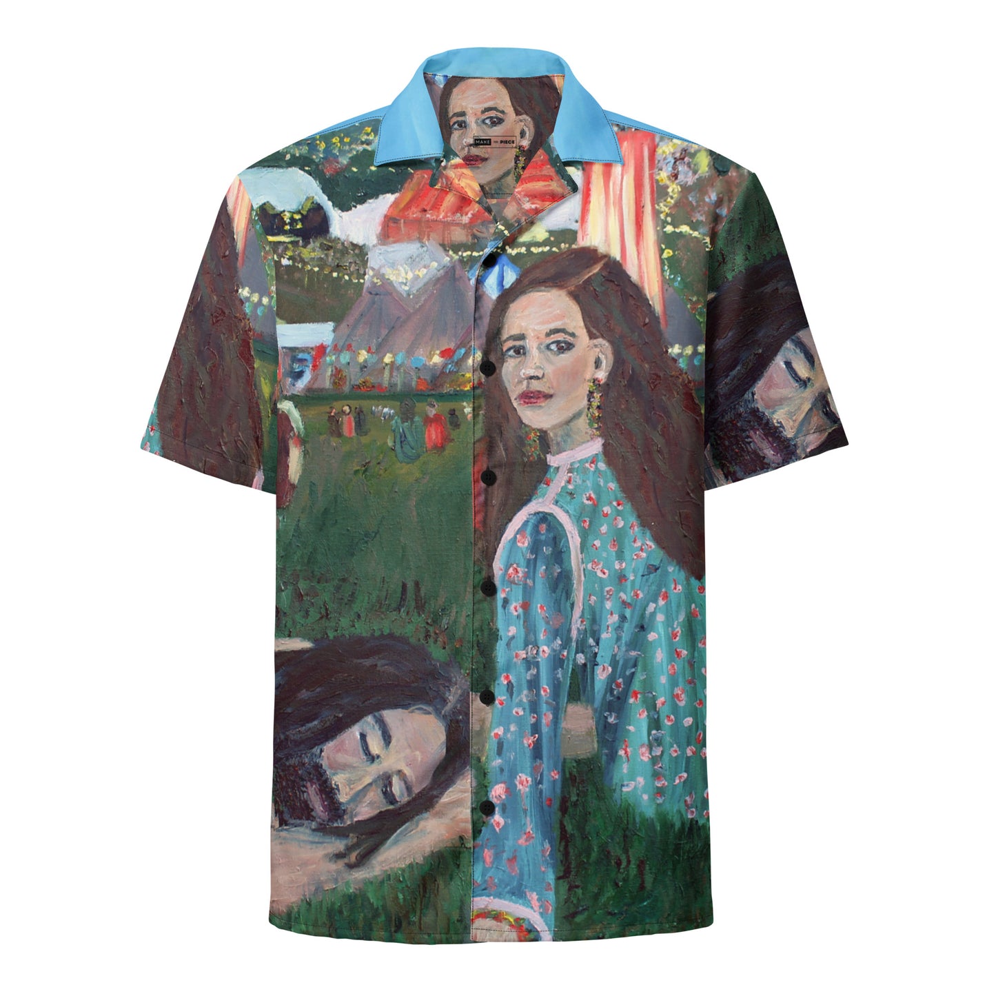 Sunset Hill - Unisex button shirt