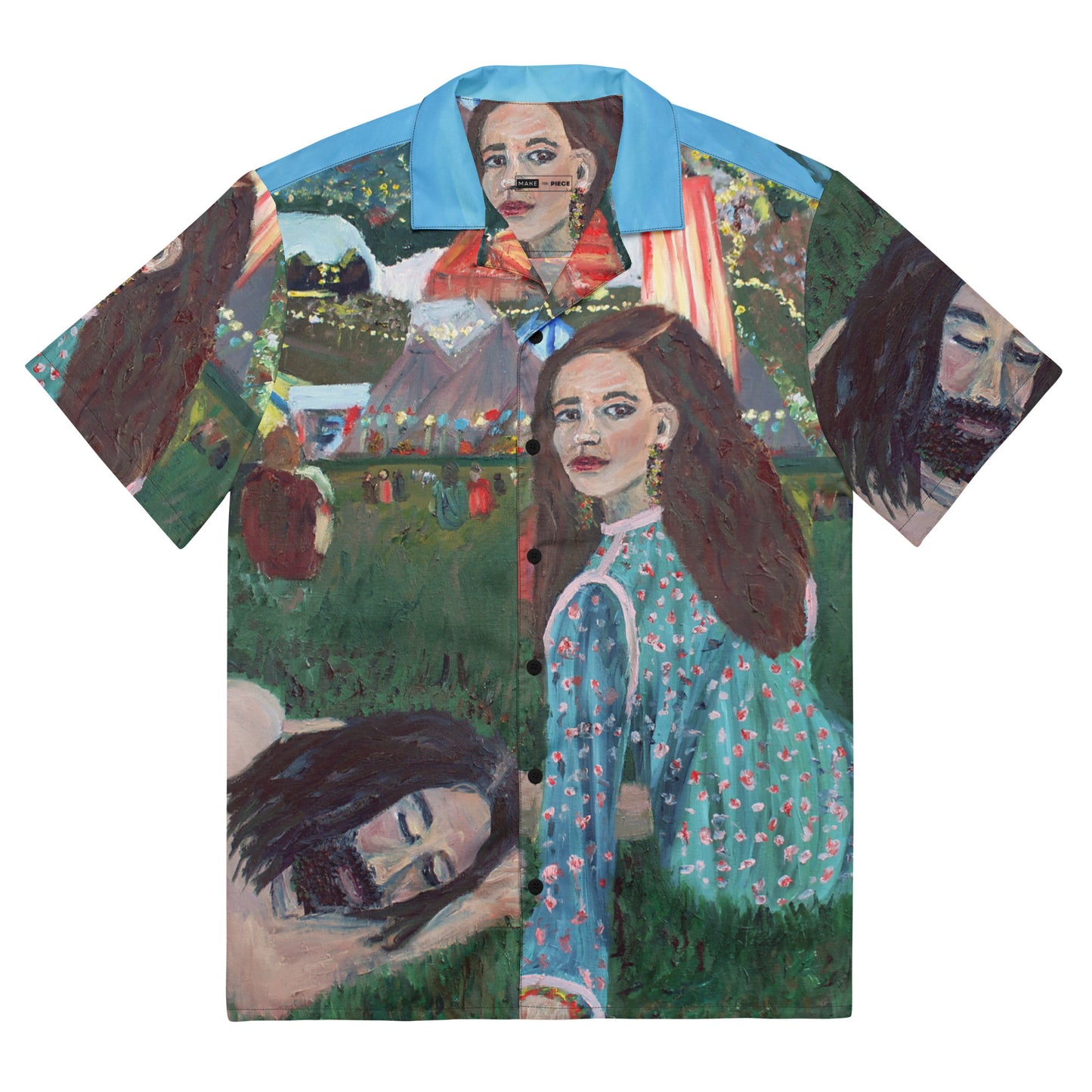 Sunset Hill - Unisex button shirt