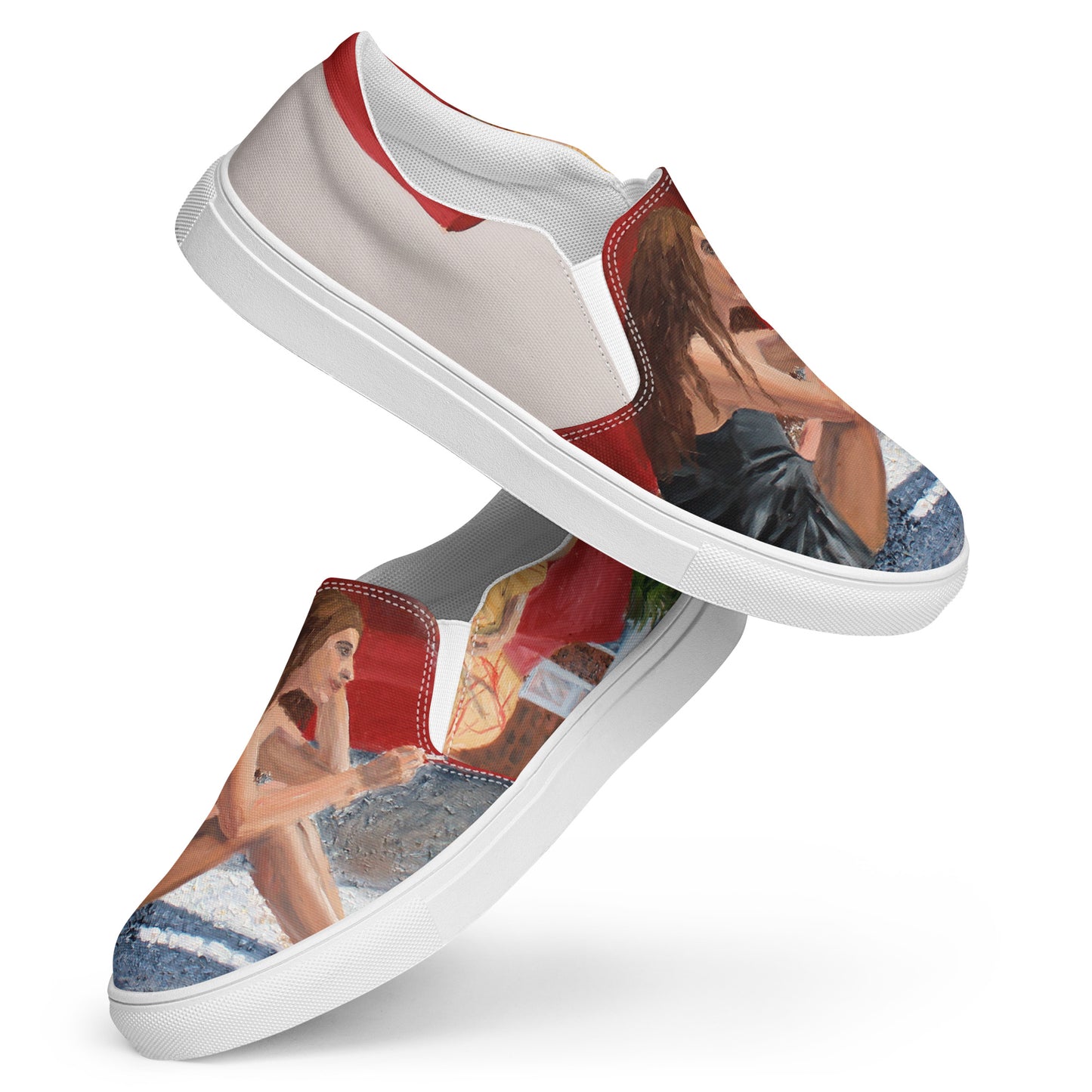 Morning Sun - Men’s slip-on canvas shoes