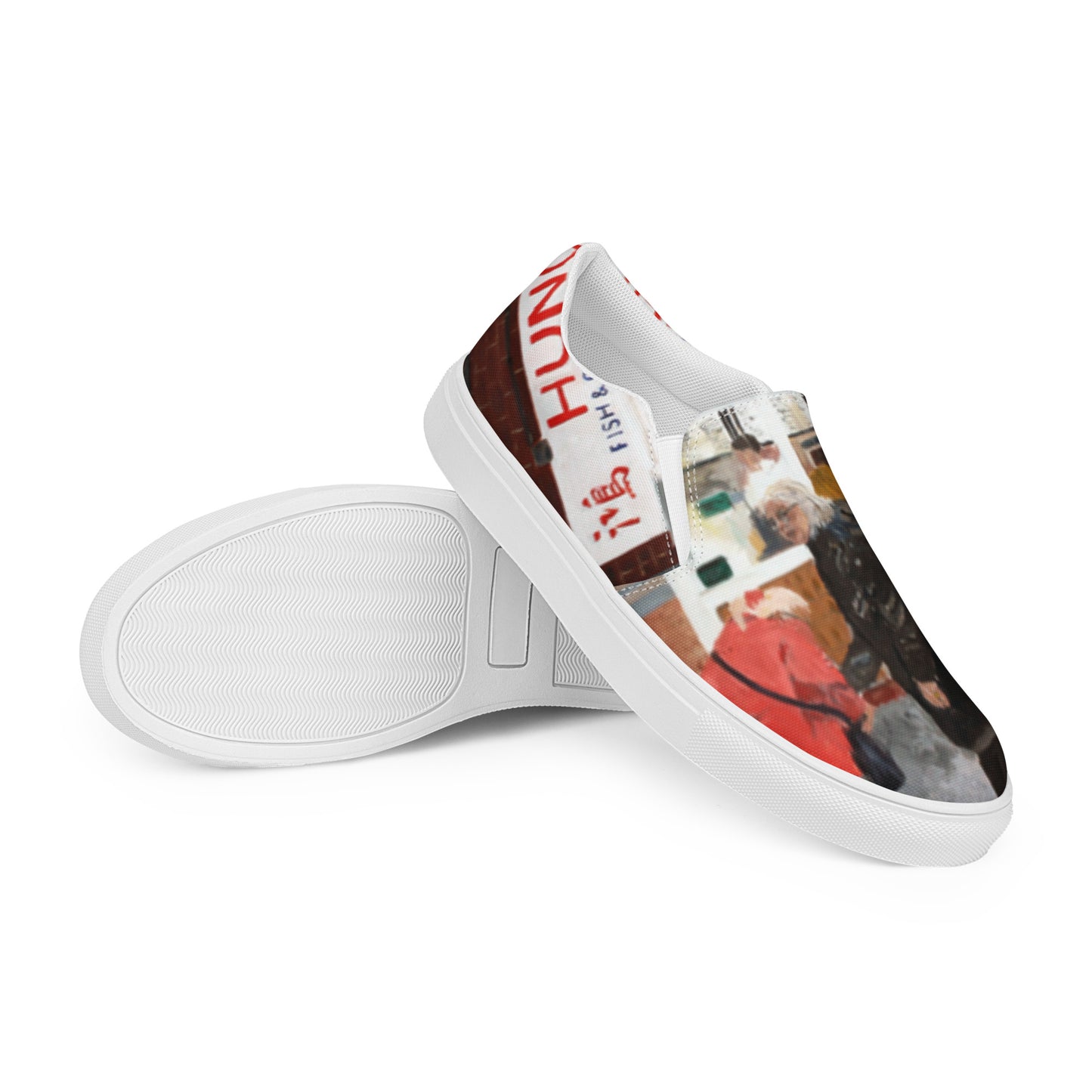Chippy Tea - Men’s slip-on canvas shoes