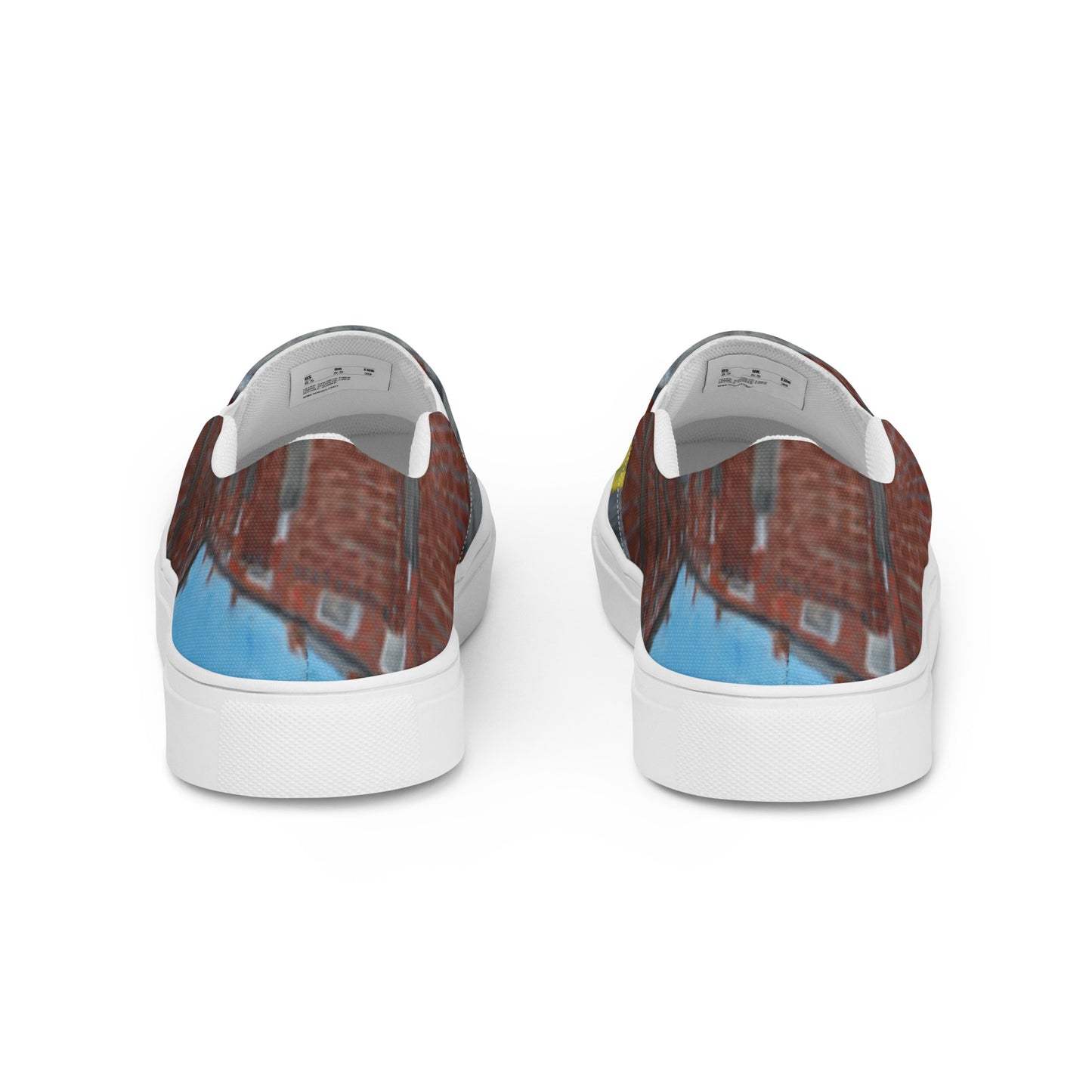 There's a Clown in the Entry - Women’s slip-on canvas shoes