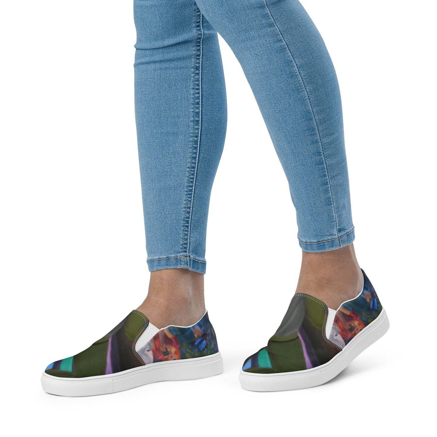 Year Year 2030 - Women’s slip-on canvas shoes