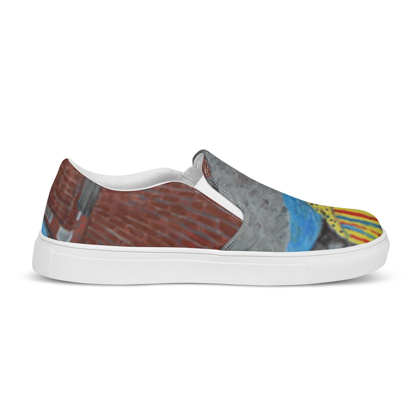 There's a Clown in the Entry - Women’s slip-on canvas shoes